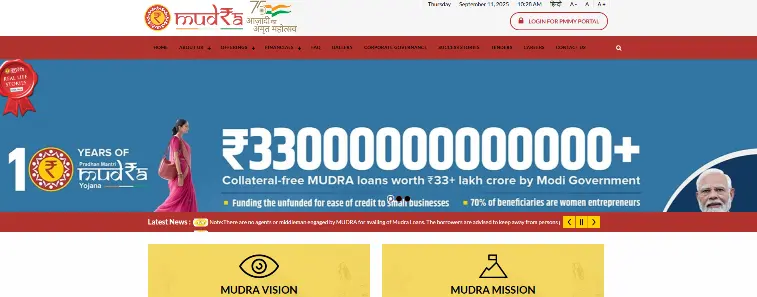 PM Mudra Loan Online Apply 2025