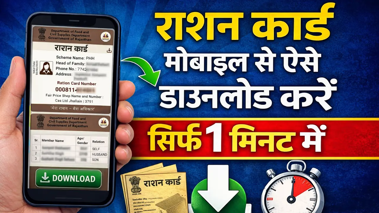 Rashan Card Form.pdf Ration Card Download PDF 2026 - घर बैठे राशन कार्ड मोबाइल से ऐसे ...